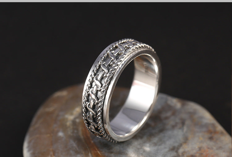 Hemp rope ring