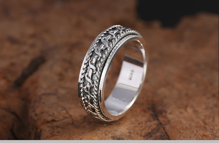 Hemp rope ring