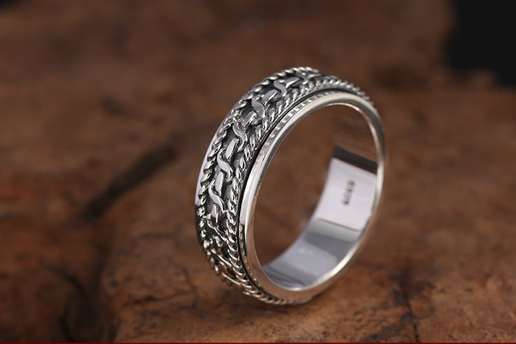 Hemp rope ring