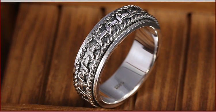 Hemp rope ring